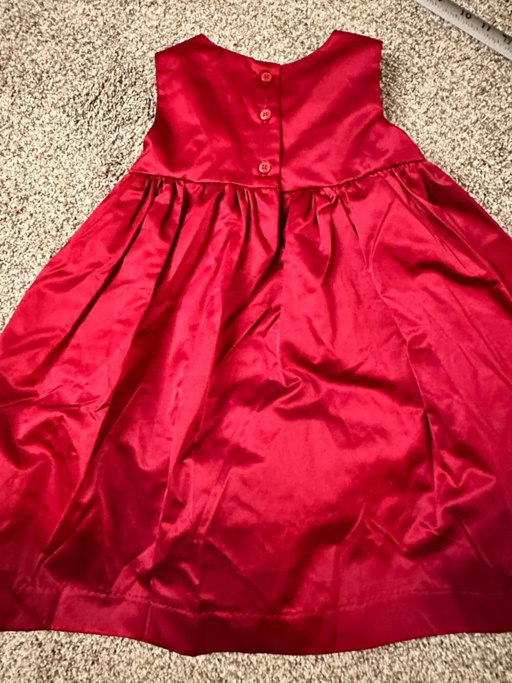 Gymboree Dress Girl's Size: 4T Red satin for pictures, holidays etc